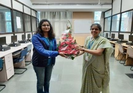 Ms. Sahana B G from the 2017-18 batch, secured the 5th rank in B.E. Computer Engineering at SPPU