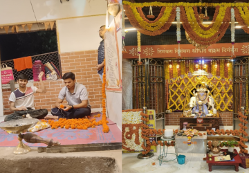 Decoration of Shree Swami Samarth Mandir